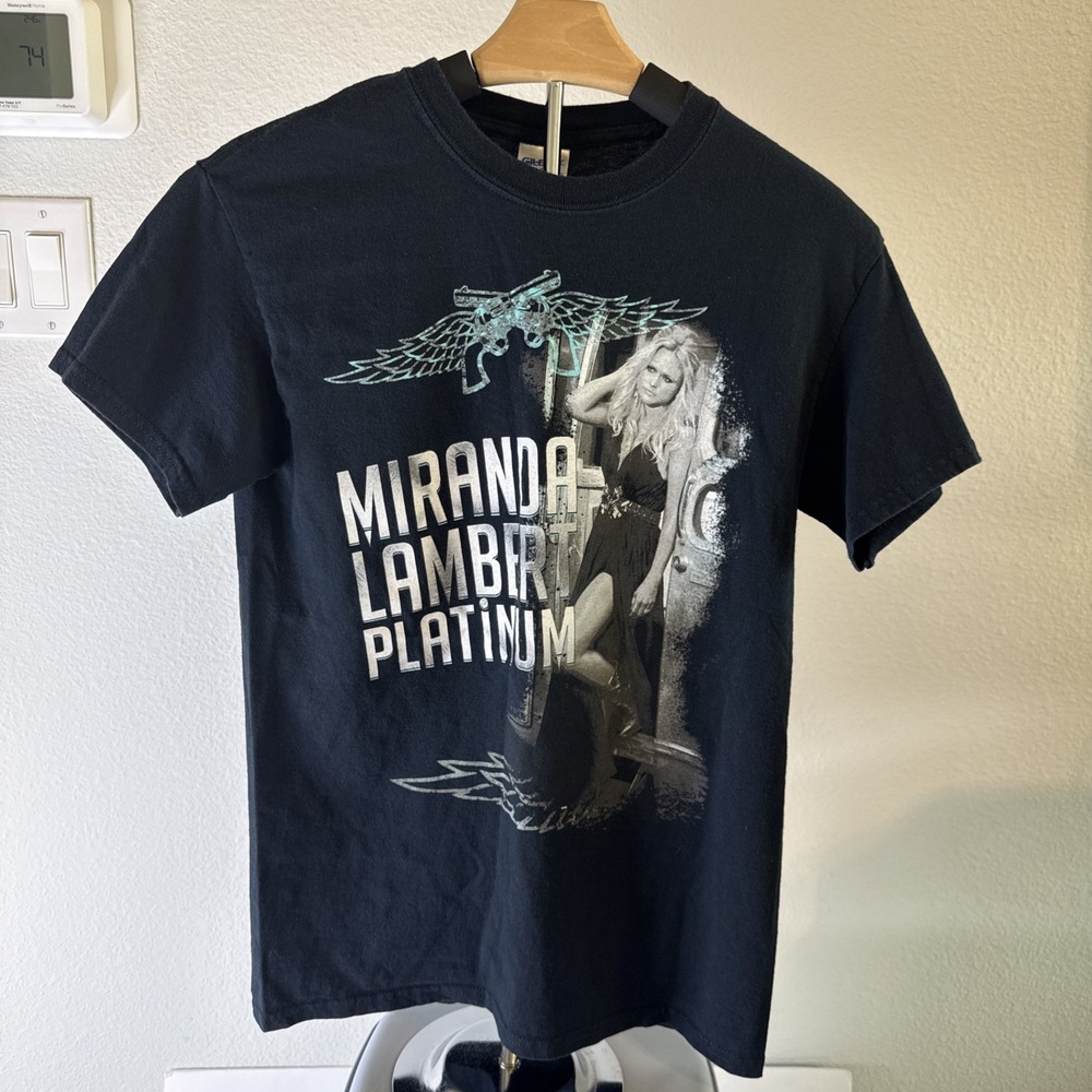 Miranda Lambert Shirt Adult Black Platinum Band Tee Size A